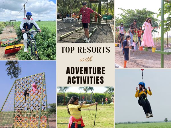 Top Resorts with Adventure Activities Near Pune for Thrill Seekers