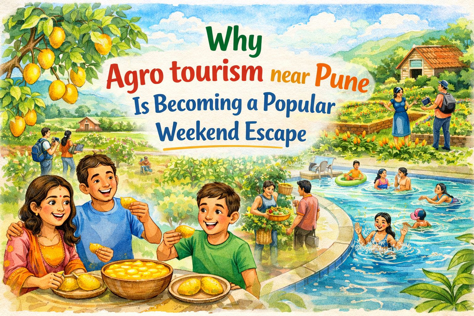 Why Agro tourism near Pune Is Becoming a Popular Weekend Escape